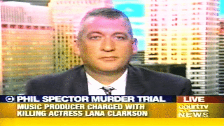 Brian Gestring foresic scientist speaking about Phil Spector trial